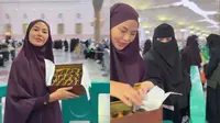 7 Momen Dara Arafah Buka Puasa di Madinah, Bagikan Lapis Legit ke Jemaah