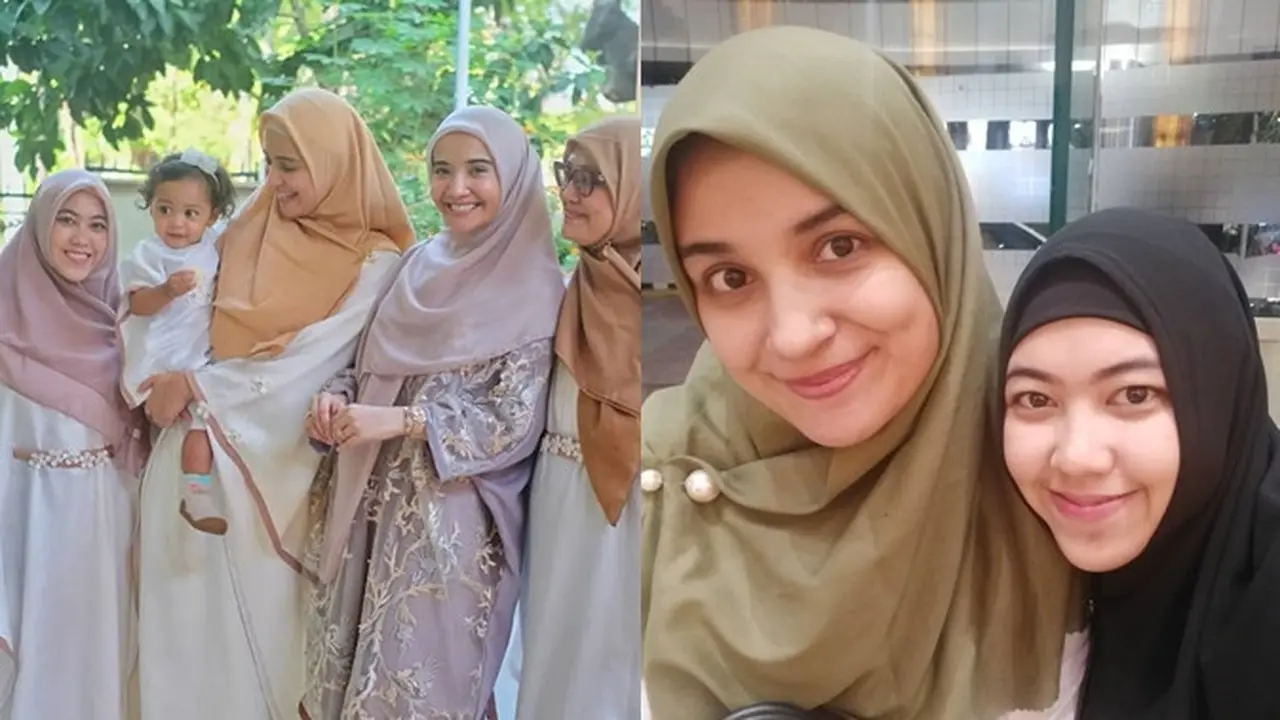 7 Momen Kedekatan Zaskia, Shireen Sungkar dan Ibu Tirinya, Bak Teman Sebaya