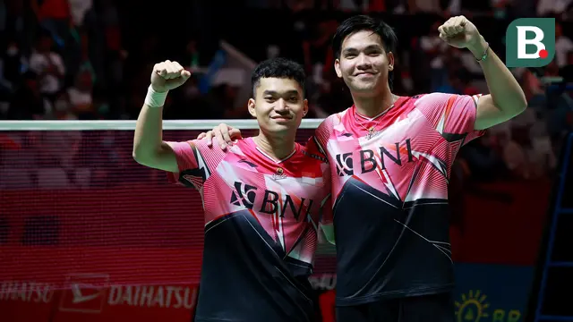 Foto: Leo Rolly Carnando/ Daniel Marthin Juara, Indonesia Pastikan Dua Gelar di Indonesia Masters 2023