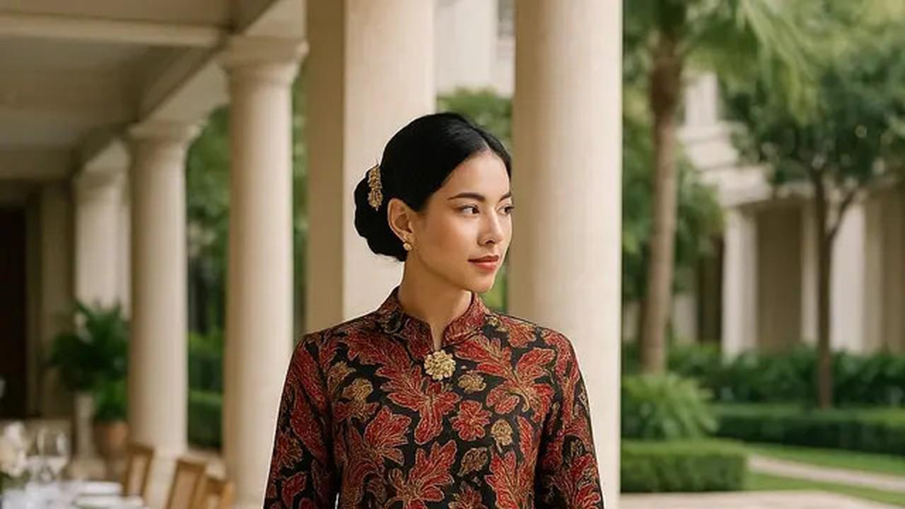 13 Inspirasi Model Tunik Batik Setelan Rok yang Simpel Tapi Mewah, Cocok untuk Segala Acara