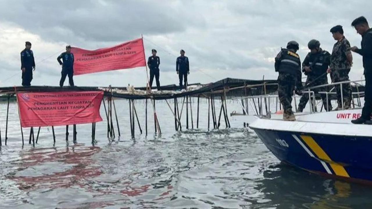 Polri Periksa Tujuh Orang Terkait Pagar Laut di Tangerang