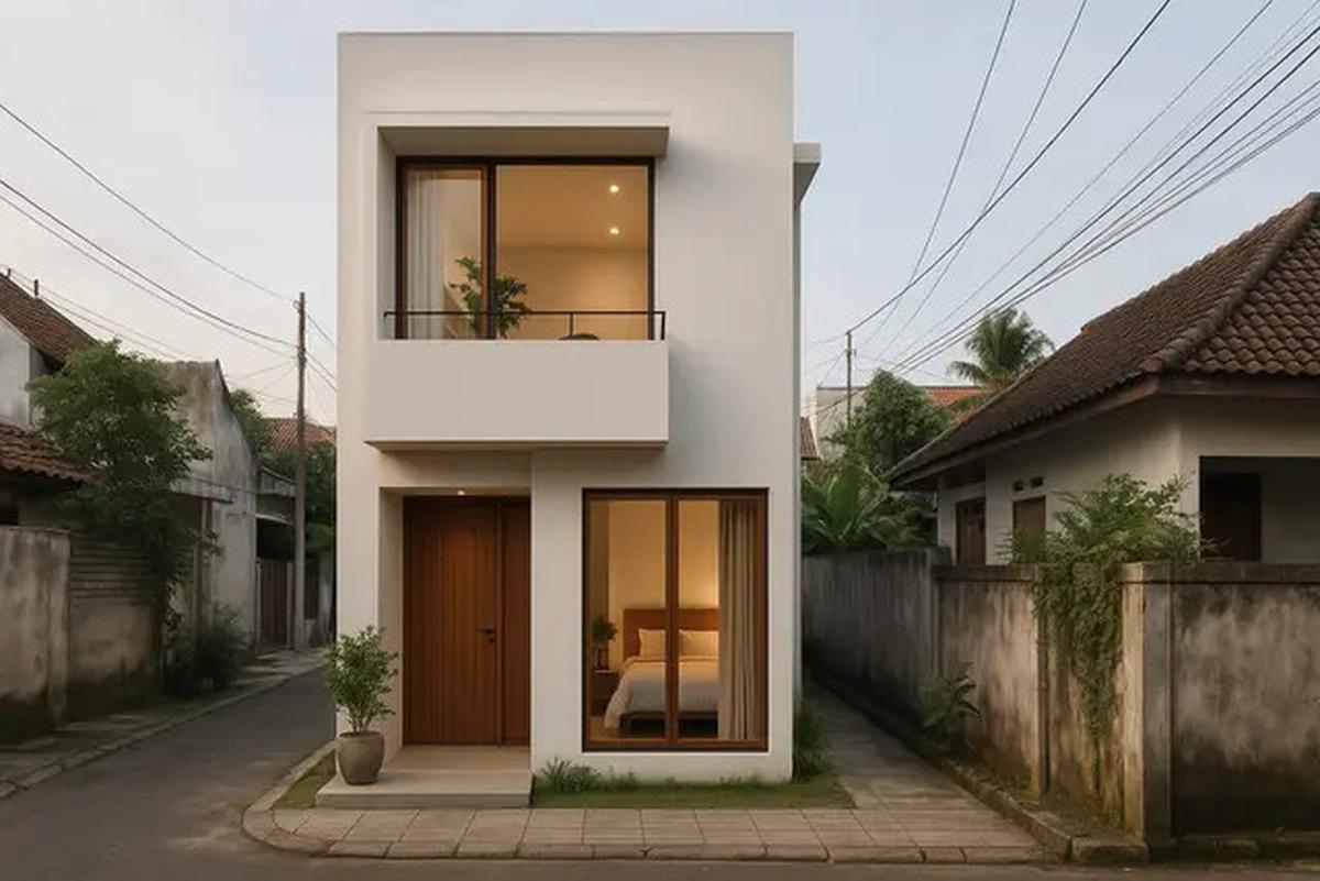 8 Rumah Tipe Minimalis Modern 1 Kamar Tidur di Perkotaan, Kecil Tapi Nyaman