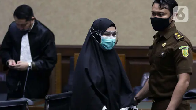 FOTO: Jaksa Pinangki Sirna Malasari Divonis 10 Tahun Penjara