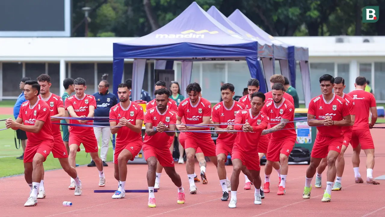 Foto: Suasana Santai Latihan Timnas Indonesia Jelang Bentrok dengan Bulgaria di final FIFA Series 2026