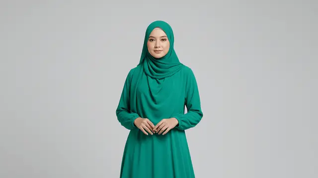 Model Gamis Simpel untuk Pinggul Besar yang Elegan by Gemini