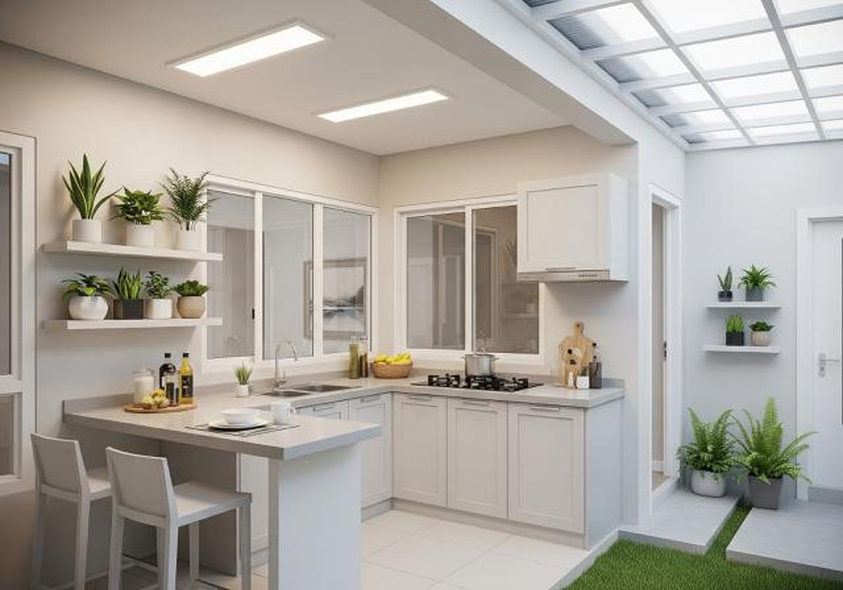 7 Ide Dapur Semi Outdoor Anti Pengap untuk Rumah Tipe 36, Nyaman dan Fungsional
