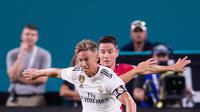 5. Marcos Llorente - Pemain Real Madrid, Llorente tengah kesulitan menembus skuat utama El Real. Bak gayung bersambut, Tottenham membutuhkan pemain enerjik dan piawai memberikan operan matang yang ada pada Llorente. (AFP/Rob Foldy)