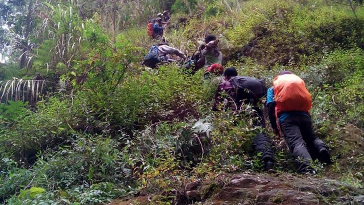 Evakuasi dramatis pendaki yang tersesat di Gunung Semeru