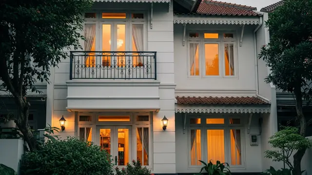 Rumah Vintage Dua Lantai yang Penuh Karakter