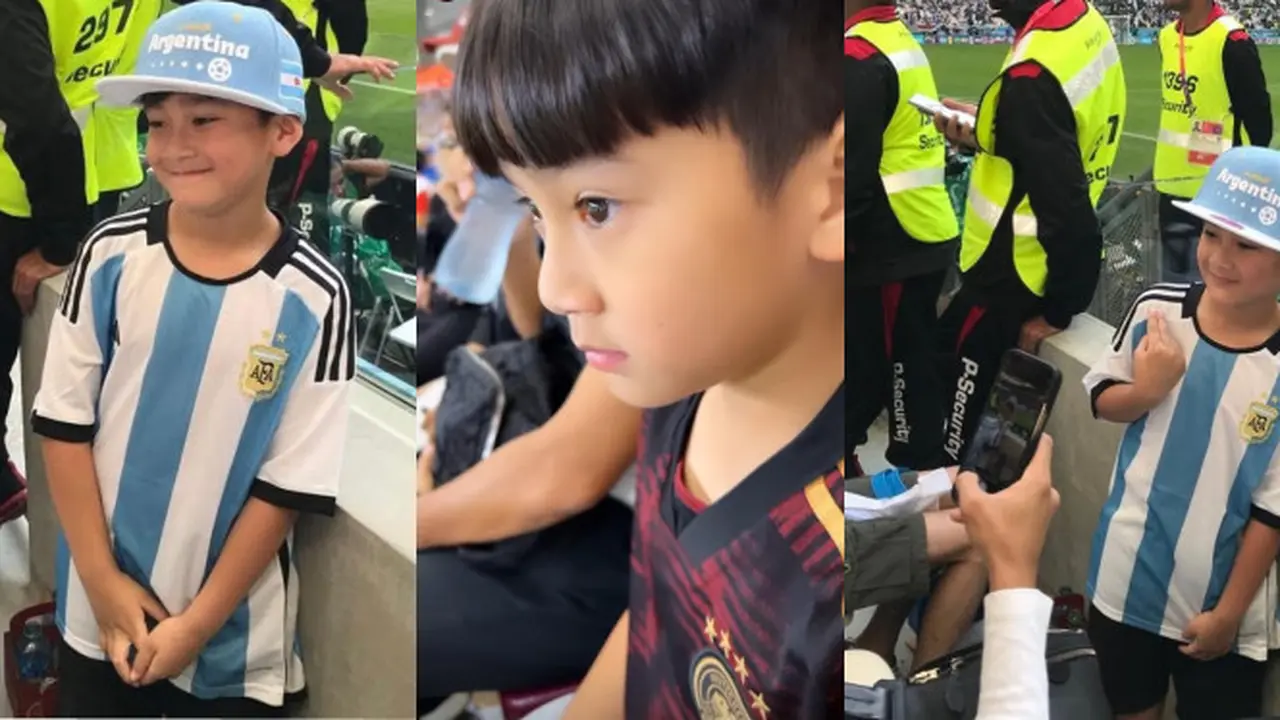 Rafathar Pakai Jersey klub Argentina dan Jerman