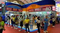 PT Kimia Farma Tbk (KAEF) yang bergerak di segmen ritel healthcare, menghadirkan sejumlah promo menarik dan penawaran spesial bagi para pengunjung Pekan Raya Jakarta (PRJ) 2024. (Liputan6.com/ ist)