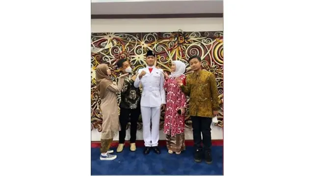 6 Potret Isra Mashel, Anak Sandy Arifin yang Jadi Anggota Paskibraka Nasional 2022