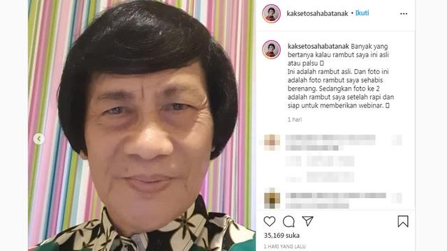 Alasan Kak Seto Tak Pernah Gonta Ganti Gaya Rambut Bukan Pakai Rambut Palsu Lifestyle Liputan6 Com