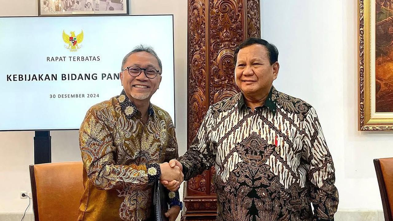 Menko Zulhas dan Prabowo Cek Pangan
