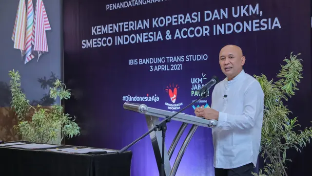 Penuhi Kebutuhan 30.000 Kamar di 140 Jaringan Hotel Smesco dam Accor Kurasi Produk UMKM Unggulan