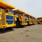 Sebanyak 40 dump truck elektrik didatangkan dari Belarusia. (Kedutaan Besar Belarusia)