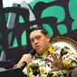 Anggota Komisi I DPR RI Dave Akbarshah Fikarno dalam Diskusi Dialektika Demokrasi bertajuk "KKB Papua Kembali Berulah, Dimana Kehadiran Negara?", di Kompleks Parlemen, Jakarta, Rabu (20/7).