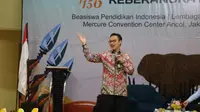Kepala BKKBN Hasto Wardoyo menjadi pembicara bagi peserta Program Persiapan Keberangkatan (PK) Lembaga Pengelola Dana Kegiatan Pendidikan (LPDP) angkatan 156, Selasa (4/02/2020) di Mercure Hotel Ancol, Jakarta. (Dok Badan Kependudukan dan Keluarga Berencana Nasional/BKKBN)