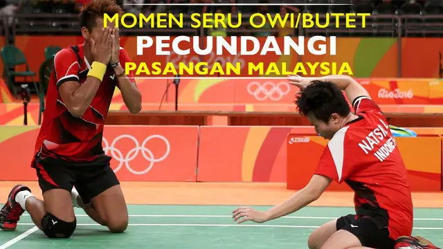 Momen seru saat Tontowi Ahmad/Liliyana Natsir mengalahkan Chan Peng Soon/Goh Liu Ying di ajang berbeda yang menjadi lawan di final Olimpiade Rio 2016 pada Rabu malam WIB (17/8/2016).