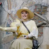 Intip tampilan Aurel Hermansyah kala berlibur di Bali. @aurelie.hermansyah.