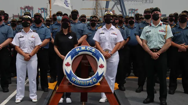 Kedatangan Kapal Her Majesty's Canadian Ship (HMCS) Winnipeg (Kedutaan Besar Kanada di Indonesia)