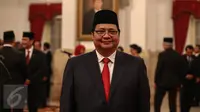 Airlangga Hartarto menjadi Menteri Perindustrian menggantikan Saleh Husin (Liputan6.com/Faizal Fanani)