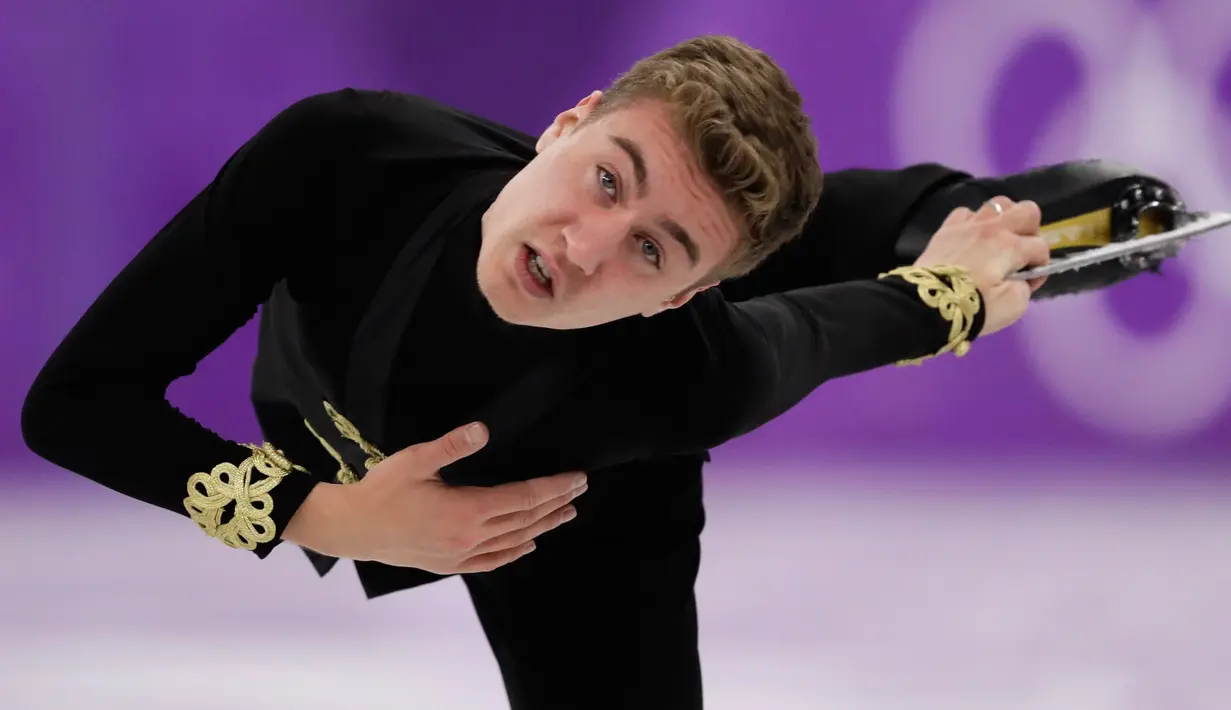 FOTO Ekspresi Kocak Atlet Figure Skating di Olimpiade Musim Dingin