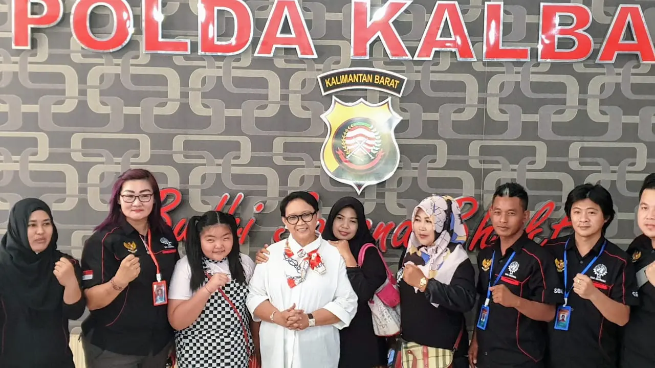 Menteri Luar Negeri RI, Retno Marsudi, telah melakukan kunjungan ke Pontianak pada tanggal 25 Juli 2019 (Sumber: Kementerian Luar Negeri)