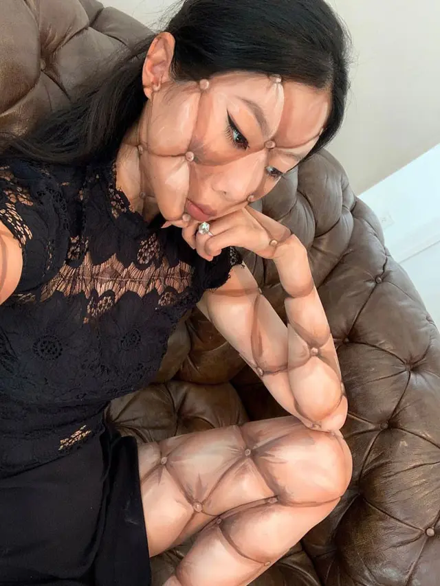 Keren, 10 Ilusi Optik Make Up Wanita Ini Bikin Takjub