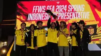 Onic Olympus berhasil meraih gelar juara Free Fire World Series (FFWS) Indonesia 2024 Spring. (Dok: Garena Indonesia)