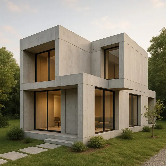 Model Rumah Brutalism Minimalis Tren 2025