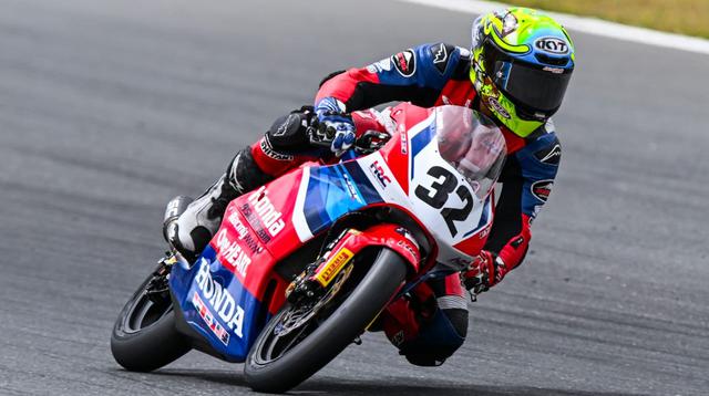Pembalap muda potensial Astra Honda Racing Team (AHRT), Muhammad Kiandra Ramadhipa, siap tampil di JuniorGP World Championship seri Spanyol yang berlangsung di Circuito de Jerez, Spanyol pada 31 Mei - 1 Juni 2025. (dok. AHRT)