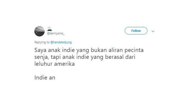 7 Macam Anak Indie ala Netizen