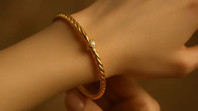 Model Gelang Lilit Emas 24 Karat