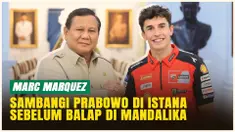 Marquez Sambangi Istana, Bertemu Presiden Prabowo Jelang MotoGP Mandalika 2025