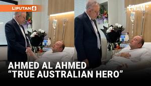 Perdana Menteri Australia Anthony Albanese mengunjungi sebuah rumah sakit di Sydney untuk menjenguk Ahmed al Ahmed, pria yang melucuti senjata seorang pelaku dalam penembakan massal di Bondi Beach, Minggu lalu.