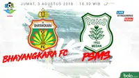 Liga 1 2018 Bhayangkara FC Vs PSMS Medan (Bola.com/Adreanus Titus)