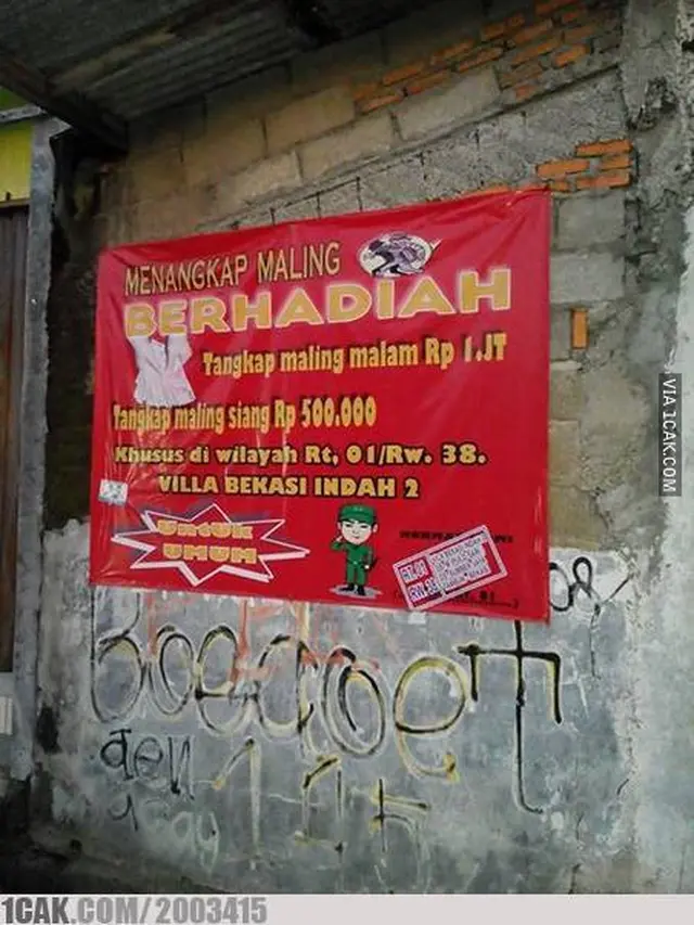 6 Banner Pemberitahuan Ada Lomba Ini Nyeleneh Banget, Kocak