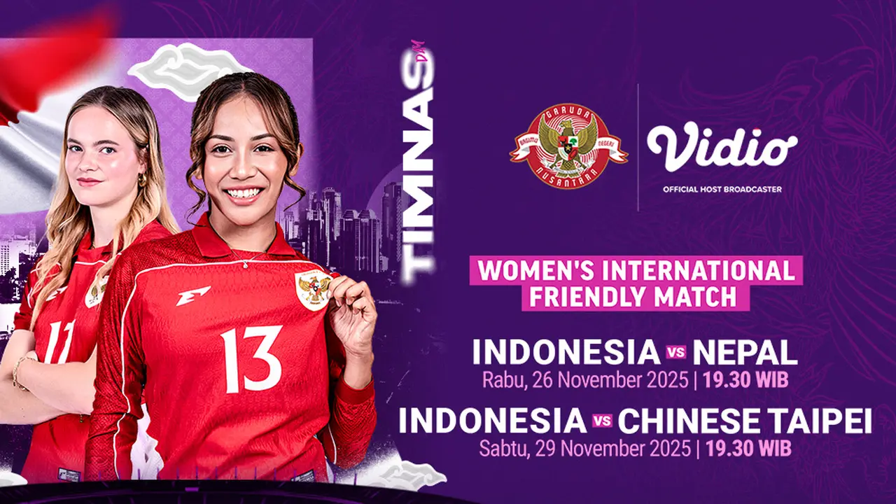 Saksikan Timnas Indonesia Putri eksklusif di Vidio. (dok. vidio.com)