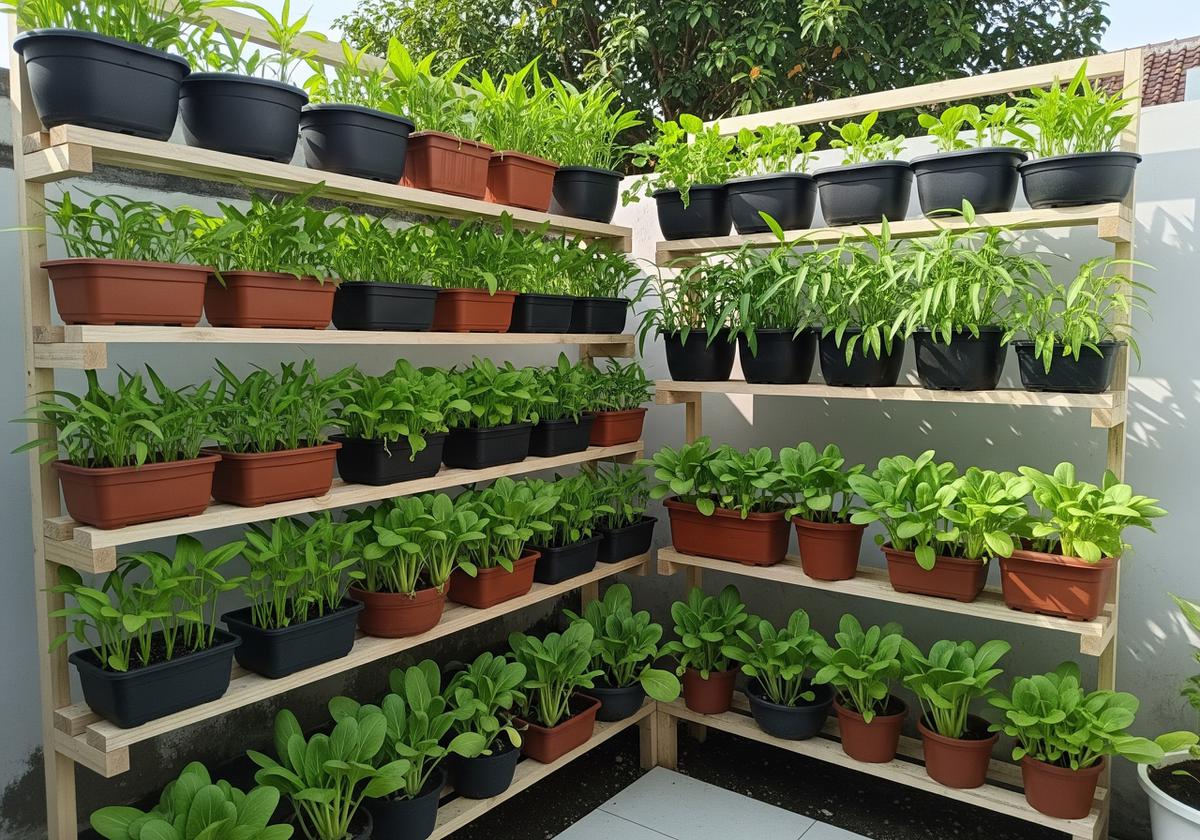 Tower Garden Model Rak Vertikal