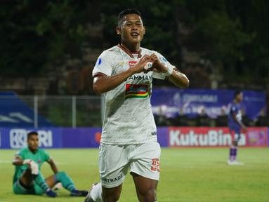 Persija Jakarta berhasil meraup poin penuh usai menaklukkan Persita Tangerang pada laga pekan ke-21 BRI Liga 1 2021/2022 di Stadion I Gusti Ngurah Rai, Bali, Rabu (26/1/2022). (Dok. Persija)