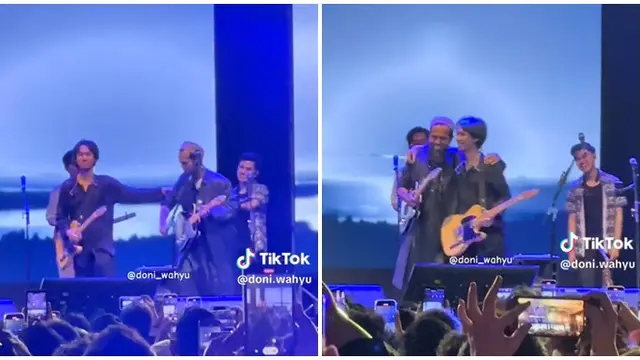 6 Momen Reuni Sheila On 7 Bareng Sakti di Konser Yogyakarta, Bikin Penonton Terharu