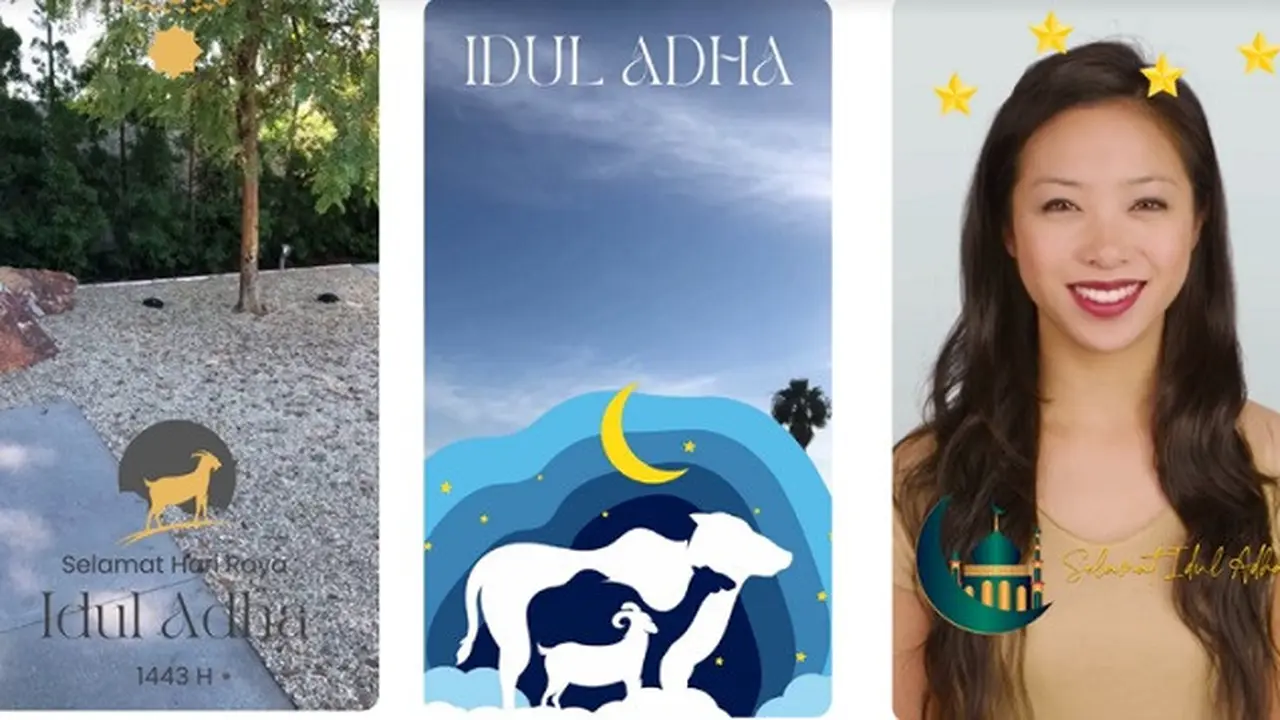 Lensa Idul Adha 2022 Snapchat (Dok. Snapchat)