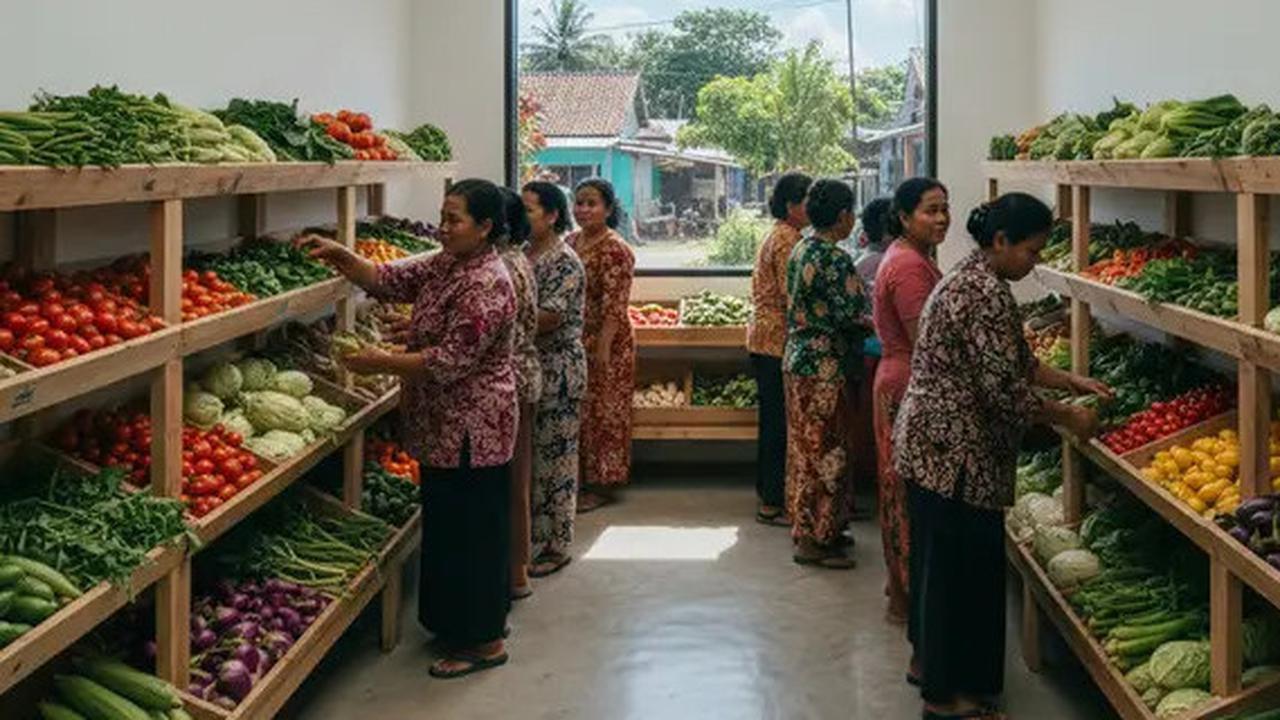 Warung Sayur Kekinian: Desain Minimalis yang Bikin Pelanggan Betah Belanja