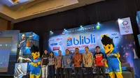Jumpa pers Indonesia Open 2019 di Ritz Carlton Hotel, Pacific Place SCBD, Jakarta, Rabu (26/6/2019).