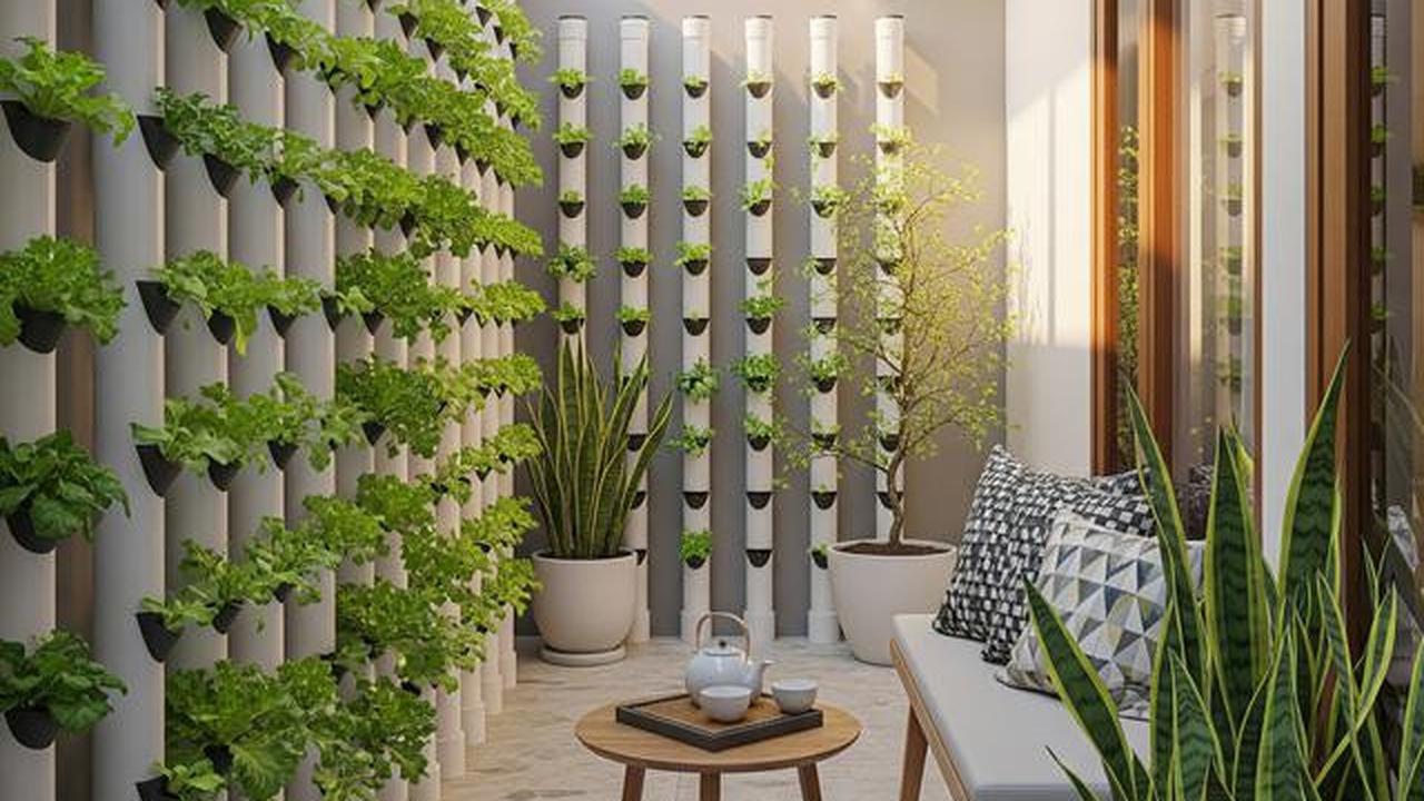 9 Desain Teras Minimalis dengan Kebun Sayur Vertikal, Maksimalkan Lahan Sempit
