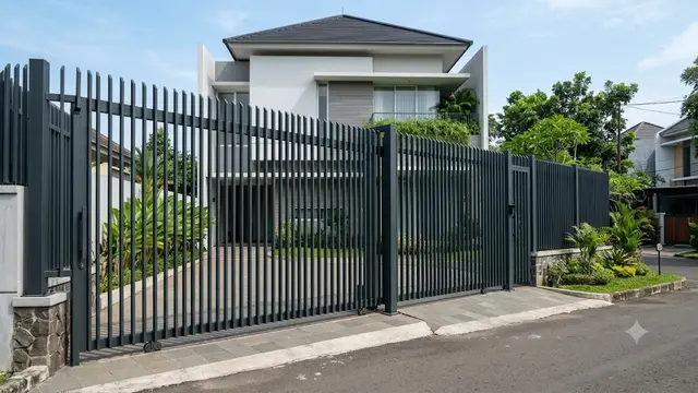 Model Pagar Besi Kokoh untuk Rumah yang Tidak Mudah Dibobol