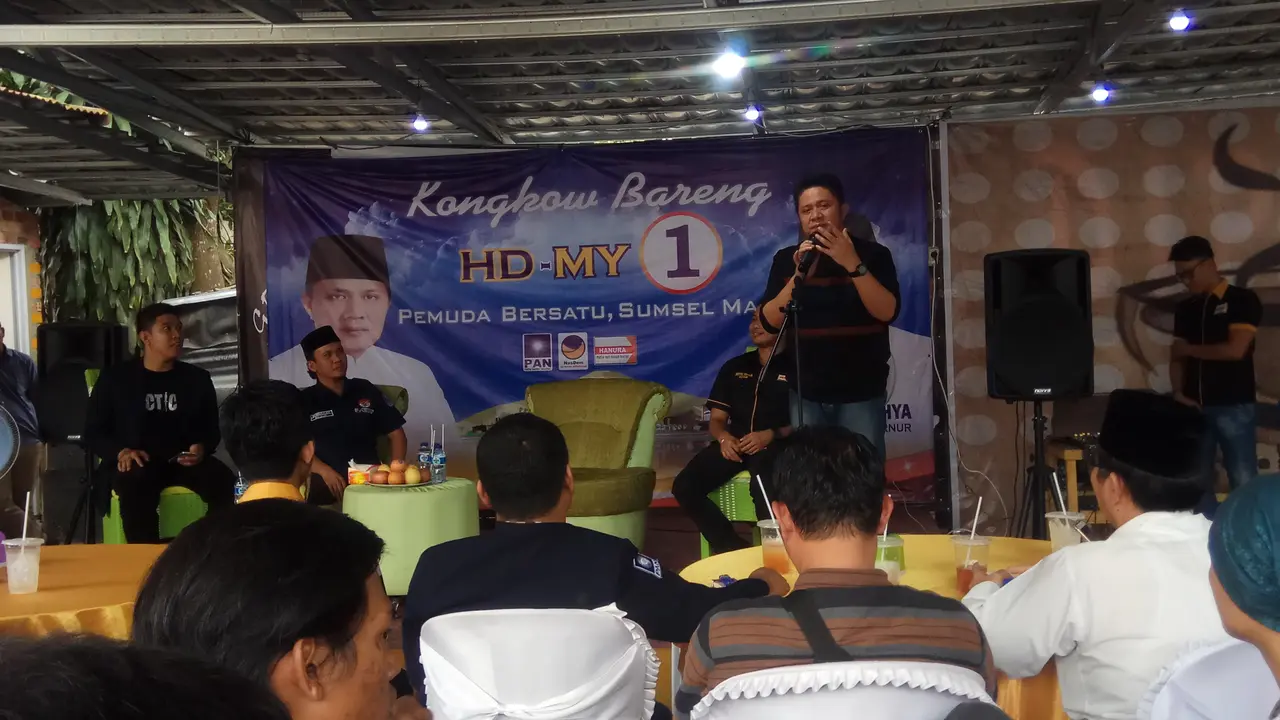 Kampanye Hari Pertama, Cagub Sumsel Sindir Program Becak Anies-Sandi