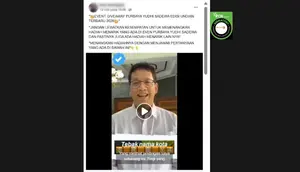 Cek Fakta: Tidak Benar Video Menkeu Purbaya Umumkan Kuis Tebak Nama Kota