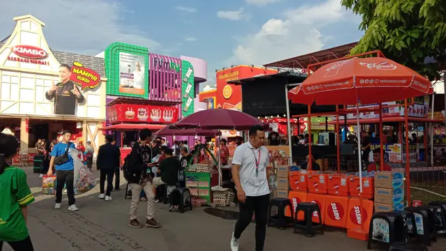Suasana Pekan Raya Jakarta pada Kamis, 13 Juni 2024